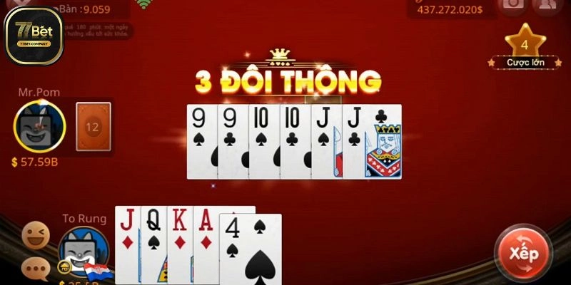 Choi Tien Len Mien Nam 77Bet